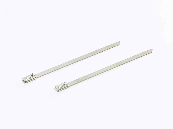 PUWEI 4.6*200mm 304 Stainless Steel ball lock metal cable zip Ties