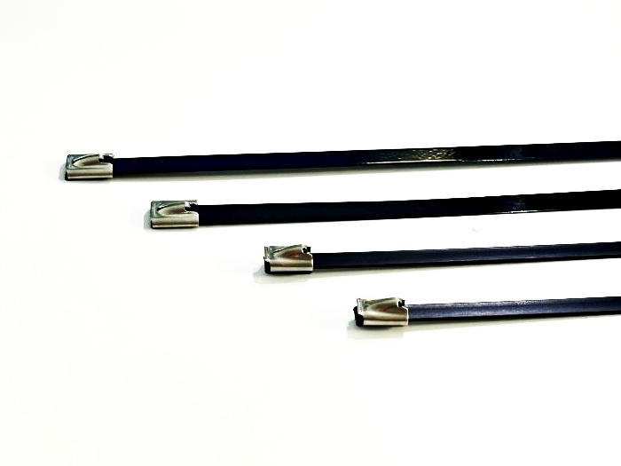 PUWEI Stainless Steel Epoxy Coated Cable Ties - Ball Self-Lock PG4.6*150mm